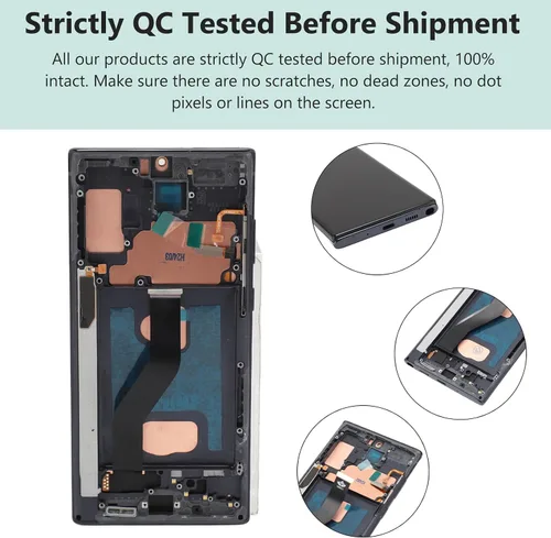Vista 4 de Pantalla LCD digitalizadora para Galaxy Note 10 Plus, pantalla LCD táctil para Galaxy Note 10 Plus 0.18 oz, n975 n975U n975W n975F n975 DS, 6.8
