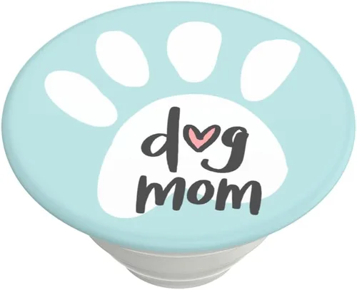Vista 4 de PopSockets Agarre adhesivo para teléfono, soporte, soporte para teléfono, perro - Dog Mom