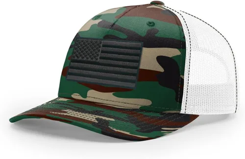 Vista 201 de Joe's USA Richardson 112 - Gorras de camionero con parche gráfico personalizado - Gorras estructuradas de cinco y seis paneles Richardson Premium