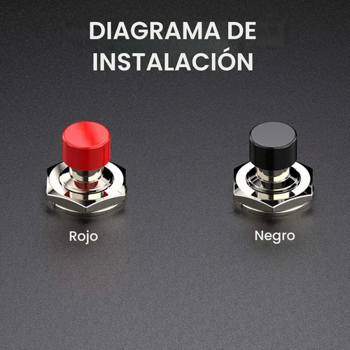 Vista 8 de Interruptor de botón momentáneo, 1A 250VAC SPST Mini interruptores de botón cerrado normal (NC) tapa negra y roja - 10 piezas Negro&rojo