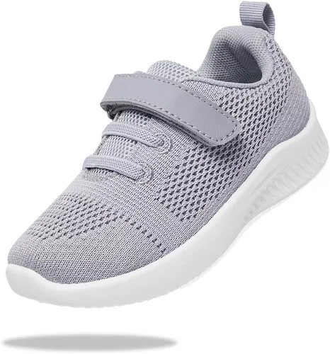 Vista 11 de nerteo Zapatos para Niños Pequeños/Niños Chicos y Niñas Zapatillas Deportivas para Correr/Caminar Todo negro