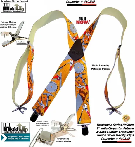 Vista 3 de Tirantes Holdup de 2 pulgadas de ancho de la serie Tradesman para hombre