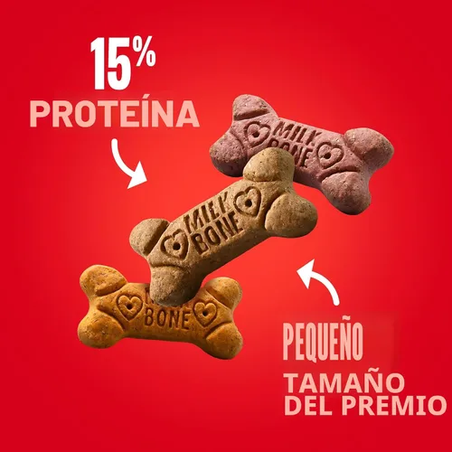 Vista 4 de Milk-Bone Galletas para Perros con Sabor a Mantequilla de Maní con Saborizantes Naturales y Artificiales - Golosinas Crujientes para Perros - 7