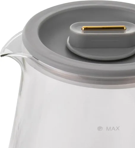 Vista 7 de Hervidor eléctrico de vidrio - 1.8L, 800W, 12 funciones, hierve agua con temporizador y reserva, máquina de té helado