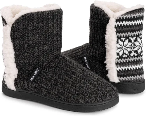 Vista 7 de MUK LUKS Pantuflas Cheyenne para mujer
