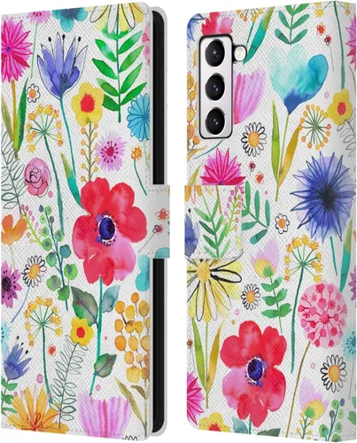 Vista 101 de Head Case Designs Officially Licensed Ninola Butterfly Nature Spring Floral Leather Wallet Case Compatible with Samsung Galaxy A07 4G