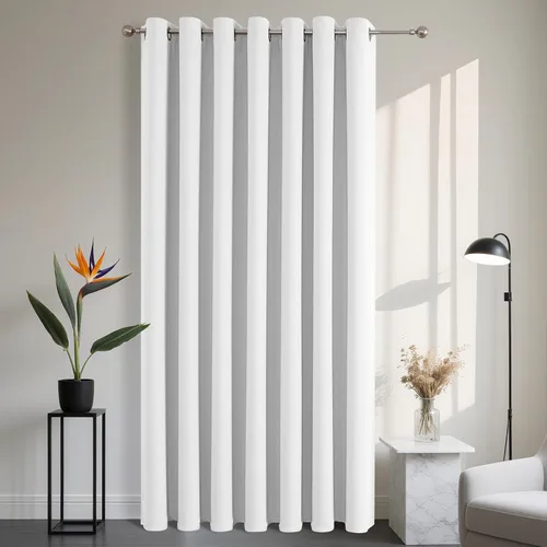 Vista 103 de Joydeco - Juego de 2 paneles de cortinas opacas de 63 pulgadas, 2 cortinas largas con aislamiento térmico burg, cortinas de oscurecimiento