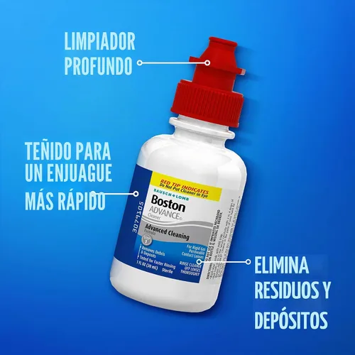 Vista 9 de Bausch + Lomb Boston Advance Cleaner - 1 oz, paquete de 3
