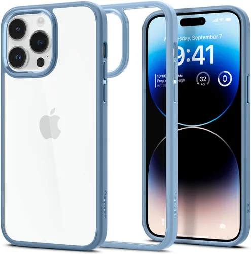 Vista 82 de Spigen Funda para iPhone 12 Mini, ultra híbrida, sin anillo magnético, antiamarilleo, transparente