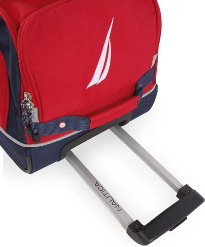 Vista 5 de NAUTICA Submariner - Bolsa rodante de 22 pulgadas color rojoazul marino Rojoazul marino Submariner - Lona rodante de 22 pulgadas
