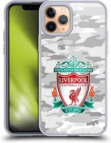 Vista 253 de Head Case Designs Funda de gel con licencia oficial del Liverpool Football Club Away Colourways Crest Camou [protección de grado militar] compatible