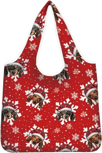 Vista 9 de Belidome Bolsa de comestibles con diseño de donas de ajolotl para compras, lavable, reutilizable, con bolsillo para asa