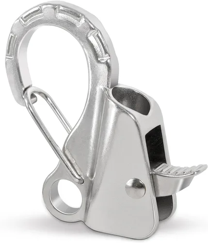 Vista 9 de Gancho de anclaje para barco, fácil de usar, sistema de anclaje sin nudos con liberación rápida, clips de gancho de anclaje de barco de acero
