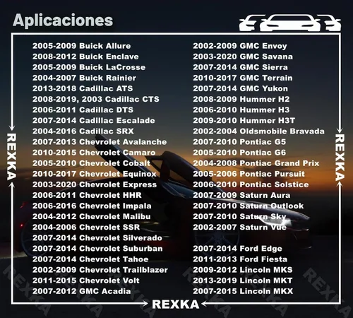 Vista 3 de Rexka 10 clips de retención para panel de moldura de puerta, remaches, pasadores 15076791 compatibles con GMC Envoy Chevy Chevrolet Trailblazer