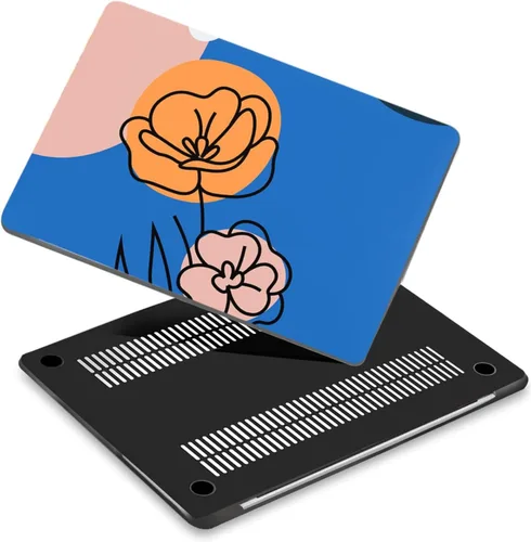 Vista 21 de Funda rígida ligera compatible con MacBook Pro de 13 pulgadas CD-ROM (2008-2012) modelo A1278, funda rígida protectora de plástico