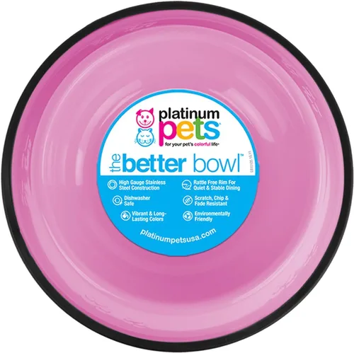 Vista 10 de Platinum Pets - tazón de acero inoxidable para gatos y perros que no se vuelca