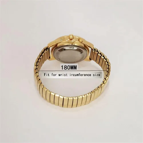 Vista 4 de Suddenly Relojes parlantes para personas mayores y hombres, sonido fuerte para personas con discapacidad visual, dorado, acero inoxidable