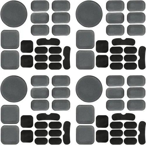 Vista 12 de Almohadillas universales para casco Airsoft, kit de almohadillas de espuma de repuesto para casco rápido, mich/ACH/USMC/PASGT