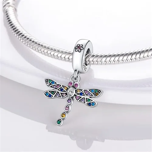 Vista 2 de XinYouZhi Animal S925 Sterling Silver Bead Charms for Bracelets with Cubic Zirconia for Jewelry Making Birthday Valentines Day Gifts for Women Girls