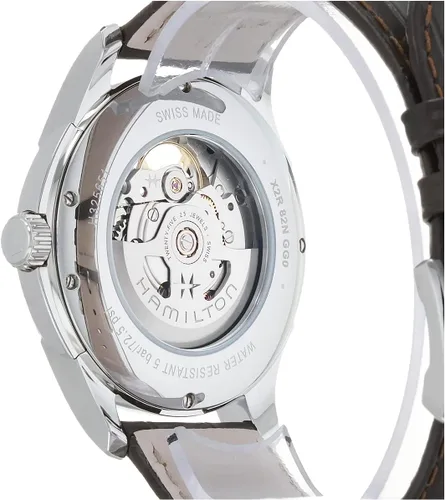 Vista 4 de Hamilton Watch Jazzmaster Open Heart Auto - Caja de 1.575 in, esfera plateada, correa de cuero (modelo H325655555), plateado, Classic