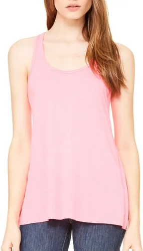 Vista 19 de Bella - Camiseta de tirantes para mujer, con espalda cruzada y holgada Athletic Heather