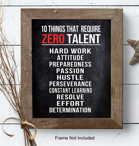 Vista 8 de Arte de pared motivacional, decoración inspiradora de pared de oficina, arte motivacional de oficina, póster, 8 x 10, obra de arte de emprendedor