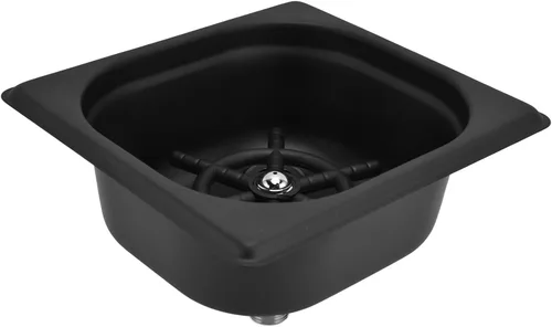 Vista 8 de Acero inoxidable Enjuagador de vidrio Copa Lavadora Limpiador automático para Bar Pub Hotel (negro)
