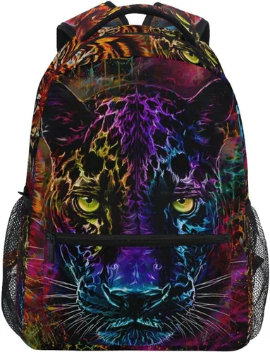 Vista 10 de ALAZA Moon & Star Alchemy Magical - Mochila grande personalizada para laptop, iPad, tableta, mochila escolar de viaje con múltiples bolsillos