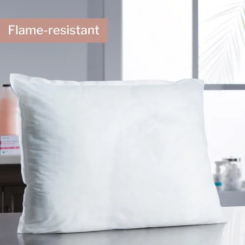 Vista 5 de McKesson Almohada de cama desechable [12 unidades] Uso para un solo paciente, blanca 17 x 24 pulgadas