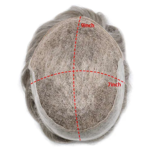 Vista 73 de Mens Toupee Natural Hairline Swiss Lace Toupee Remy Human Hair Piece For Men Bleached Knots Mens Hair Replacement System Toupee 6X8#1 Jet Black 100%
