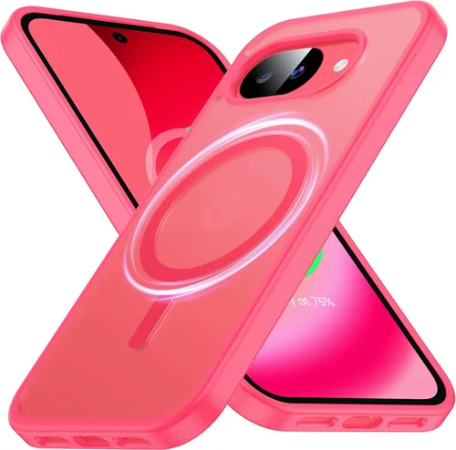 Vista 56 de Serie Soft Touch para Funda Google Pixel 7a, [Antihuellas] [Ajuste Delgado] con Protección Militar Borde de Silicona [A Prueba de Golpes]