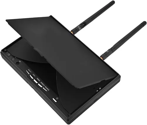 Vista 6 de FPV Monitor Dual Receptor 5.8GHz 40Channels 7Inch LCD Monitor/Pantalla Receptor Monitor para FPV Drone Quadcopter con Receptor Inalámbrico 140/120