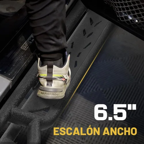 Vista 7 de SMANOW - Tablas de ejecución de rueda a rueda compatibles con Jeep Gladiator JT 2020-2025 de 4 puertas, barras nerf de acceso a la cama, estribos