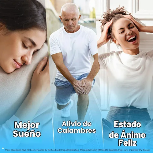 Vista 7 de Vita Guard Magnesium Complex 1480mg – 10-in-1 with Glycinate, Citrate, Malate & More – High Absorption – Sleep, Muscle, Nerve & Heart Support – 90