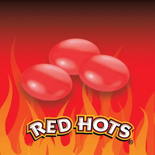 Vista 6 de Wonka Red Hots, caramelos duros con sabor a canela, cajas de dulces de teatro de 5.5 onzas (paquete de 12) Fiery cinnamon hard candy, cold-pan
