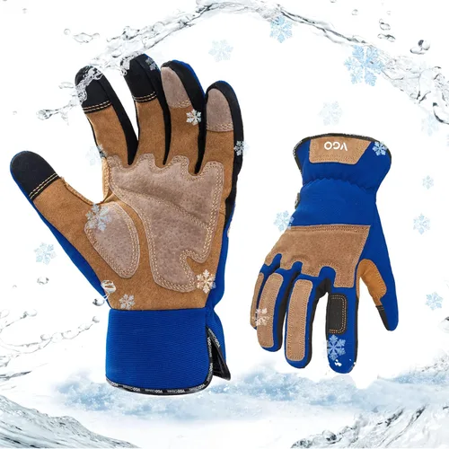 Vista 9 de Vgo... 1 par de guantes de jardinería para hombre, guantes de trabajo de seguridad, a prueba de pinchazos, a prueba de espinas, pantalla táctil