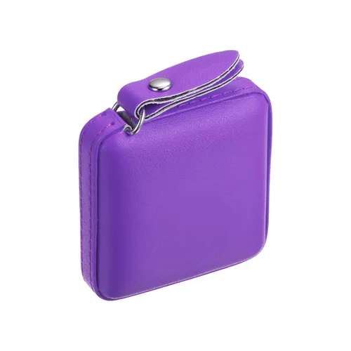 Vista 3 de HARFINGTON Cinta métrica retráctil cuadrada de 59.1 in/60 pulgadas, funda de cuero suave, tamaño de bolsillo para cuerpo, tela, medidas de costura