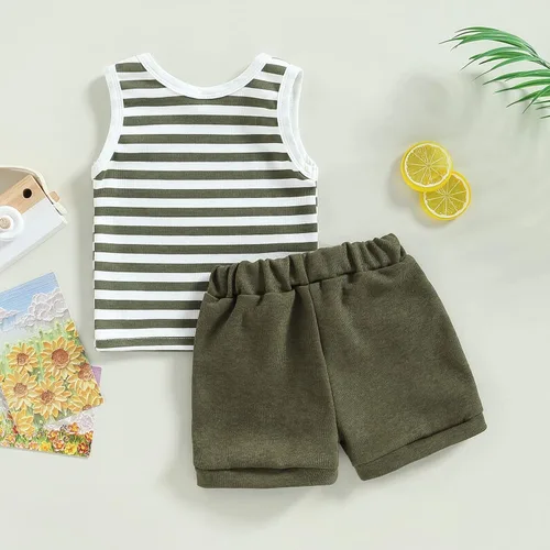 Vista 6 de Conjunto de 2 piezas de ropa de verano para bebés y niñas