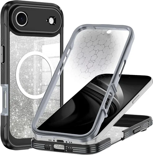 Vista 14 de Hekodonk Funda para iPhone 15 Pro Max, compatible con Magsafe [protector de pantalla de vidrio templado integrado y protección de lente de cámara]
