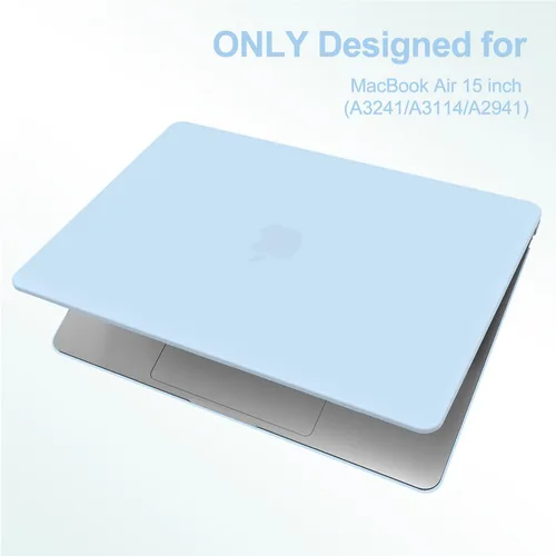 Vista 2 de G JGOO Compatible con MacBook Air de 15 pulgadas 2026 2025 2024 2023 M5 A3448 M4 A3241 M3 A3114 M2 A2941, carcasa rígida de plástico para MacBook