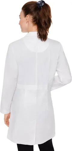 Vista 2 de Med Couture Women's Lab Coat 37 inch White Labcoat Long