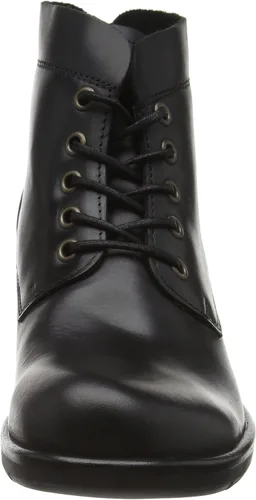 Vista 2 de Mujeres Fly London Mesu encaje hasta tacón cubano moda tobillo botas