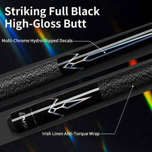Vista 4 de Horse Pool Cue Sticks, 58 Inch Canadian Maple Wood Cue Stick, Pool Sticks for Adults, Pool Stick for Bar House Pool Tables, Sports Professional