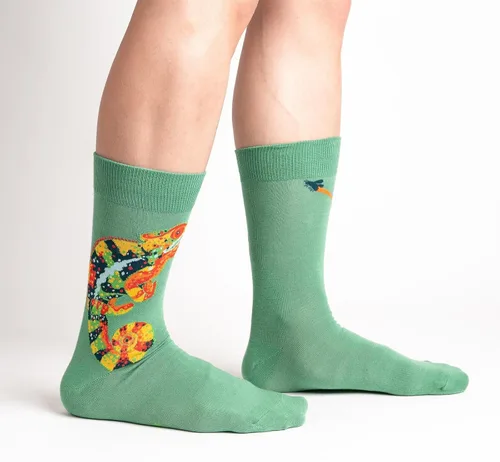 Vista 59 de Sock It To Me - Calcetines con diseño de extraterrestres y del espacio para hombre