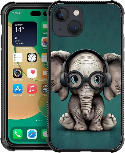 Vista 9 de Funda compatible con iPhone 8 Plus, diseño de oso de bosque otoñal, a prueba de golpes, antiarañazos, carcasa trasera de policarbonato duro