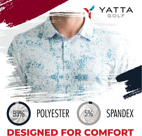 Vista 5 de YATTA GOLF Standout Performance - Polos de golf para hombre