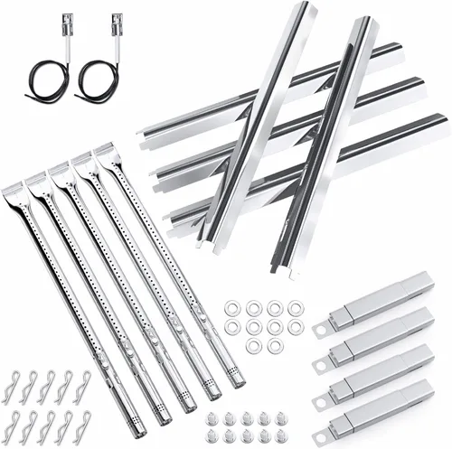 Vista 11 de Uniflasy Piezas de parrilla para Charbroil Performance 2 quemadores 463630021 463655021 463655421 463655621, para Charbroil 4 quemadores 463365021
