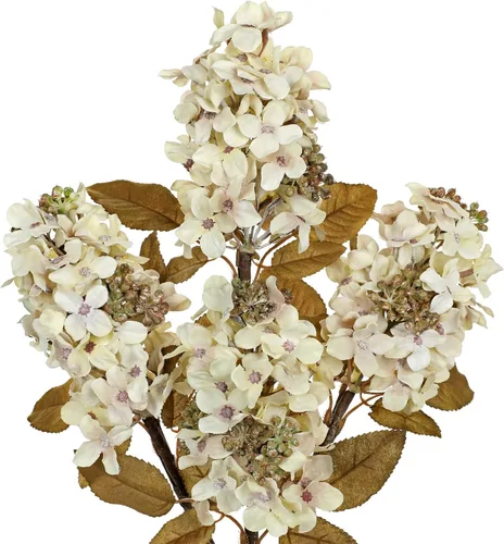 Vista 10 de GnFlus 3 piezas de ramas artificiales de algodón falsas para decoración de primavera y otoño en interiores estilo boho, flores artificiales de tallo