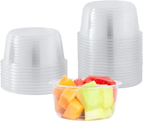 Vista 9 de Karat Contenedor Deli Redondo de 8oz PET (117mm), FP-DC8-PET - 500