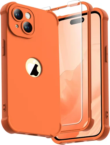 Vista 55 de ORETECH Funda para iPhone 11, con [2 protectores de pantalla de vidrio templado] [prueba de caídas de grado militar de 10 pies]